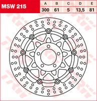 TRW BRAKE-DISC FRONT