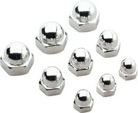 CAP NUTS CHROMED