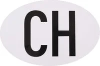 CH-STICKER WIT OVAAL