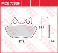 TRW BRAKE-PADS SINTER