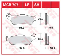 TRW BRAKE-PADS SINTER