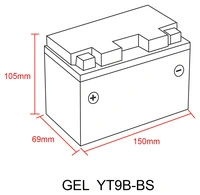 BATERÍA DE GEL DELO