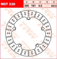 TRW BRAKE-DISC FRONT