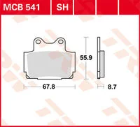 TRW CARBON BRAKE PADS