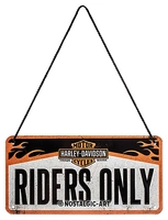*H-D RIDERS* HANGING SIGN