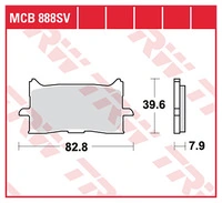 TRW SINTERED BRAKE PADS