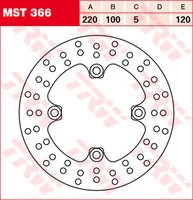 TRW BRAKE-DISC, REAR