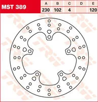 TRW BREMSSCHEIBE HINTEN