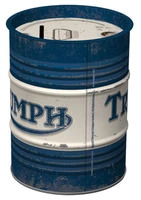 TRIUMPH OIL DRUM MONEYBOX