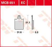 TRW BREMSBELAEGE ORGAN.