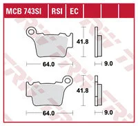 TRW SINTERED BRAKE PADS