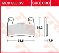 TRW BRAKE-PADS SINTER