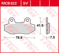 TRW BREAKPAD ORGANIC