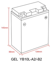 SAITO GEL BATTERY SAE170A