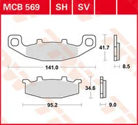 TRW CARBON BRAKE PADS