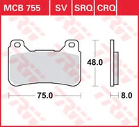 TRW BREMSBELAEGE SINTER