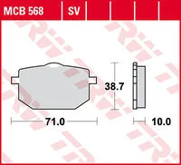 TRW CARBON BRAKE PADS