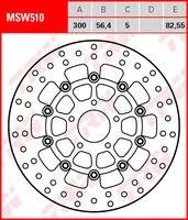 DISQUES FREIN AVANT TRW