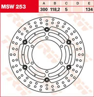 TRW BRAKE-DISC FRONT