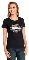 LADIES SHIRT BIKER QUEEN