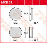 TRW BRAKEPADS ORGAN.