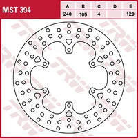 TRW BRAKE-DISC FRONT