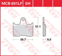 TRW CARBON BRAKE PADS