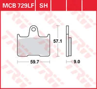 TRW BRAKE-PADS SINTER