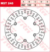 TRW BRAKE DISC FRONT/REAR