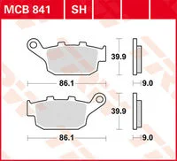 TRW BRAKE-PADS SINTER