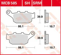 TRW BRAKEPADS ORGAN.