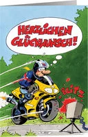 MOTOMANIA GLÜCKWUNSCHKART