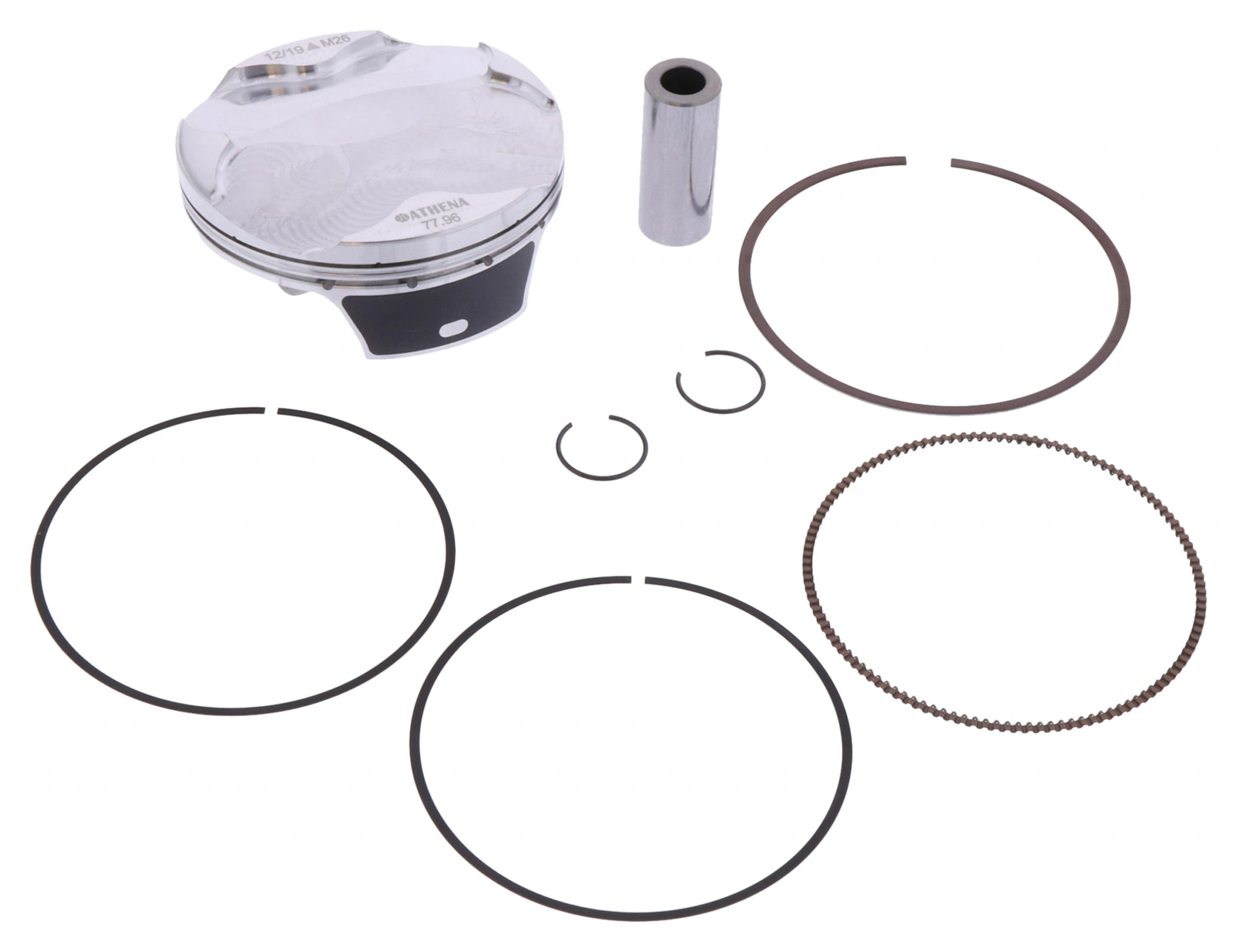 Athena Kolbensatz Komplett – Durchmesser 66,35 Mm, Passend Für Yamaha YZ 250 LC (1999-2016)