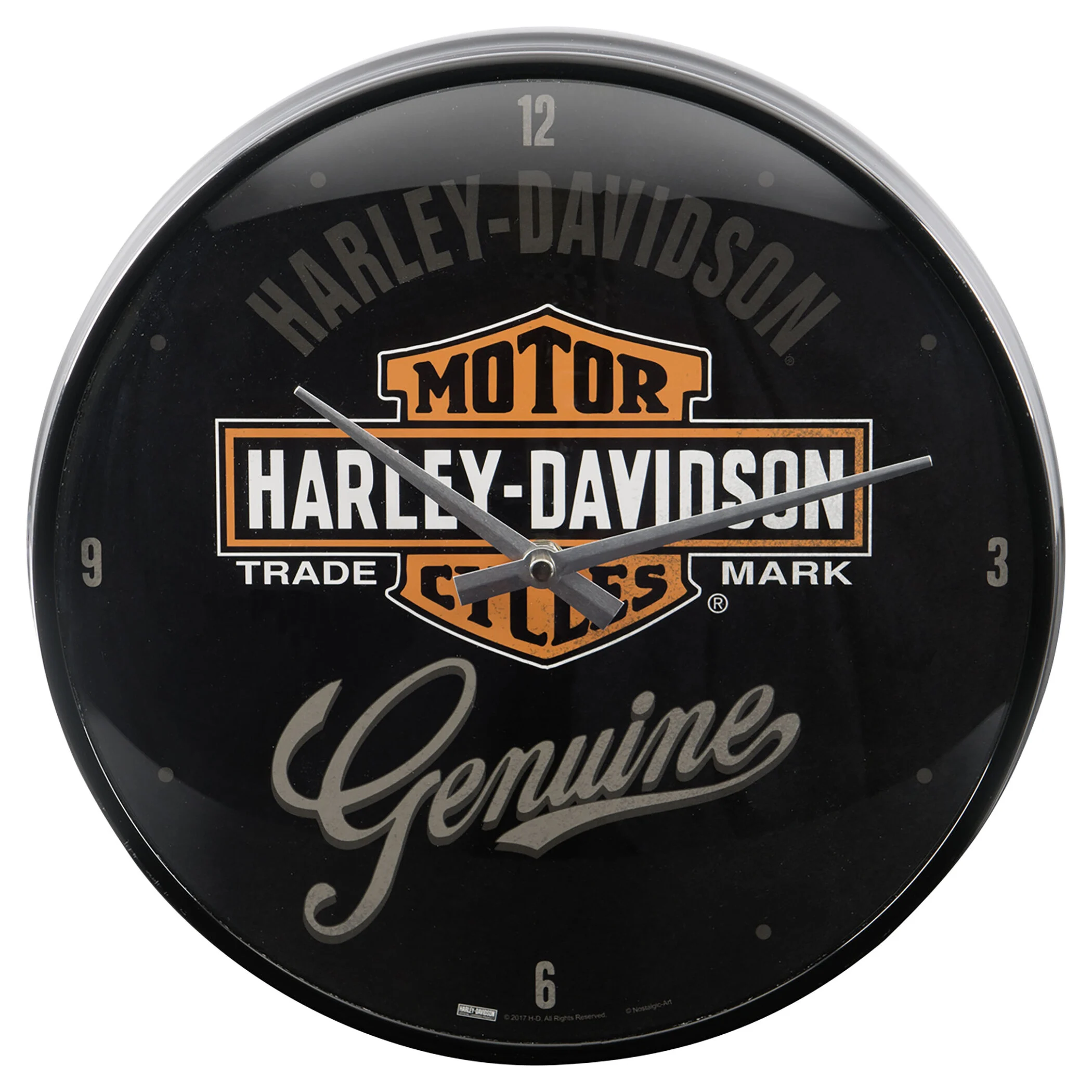 HarleyDavidson HD *GENUINE* WALL CLOCK DIAMETER 31CM