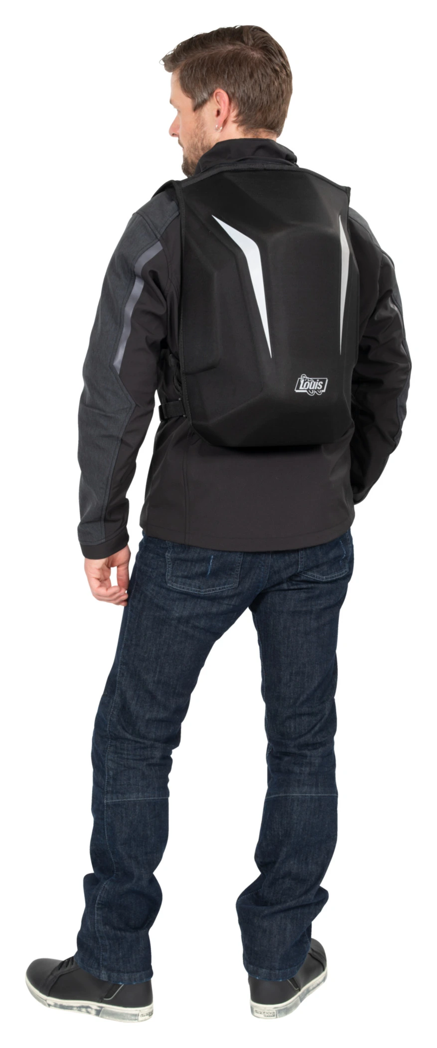 I get racks louis on sale backpack on my back