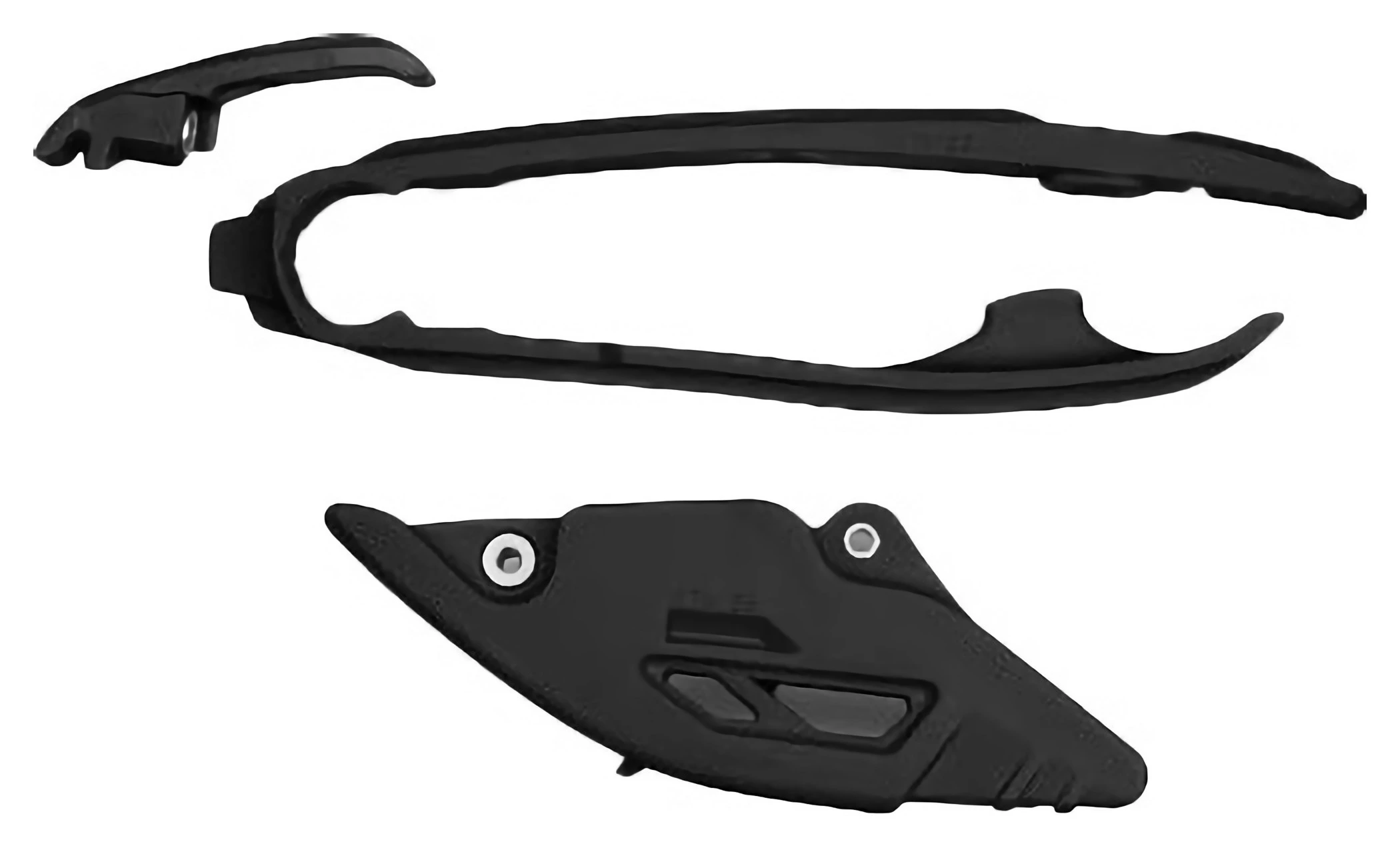 HMMXPX Motorcycle Chain Slider Kit Chain Guard Guide Fit for K-tm SX SXF XC XCF XCFW EXC 125 250 350 300 450 Fit for Husqvarna FC FE FX TC(Black