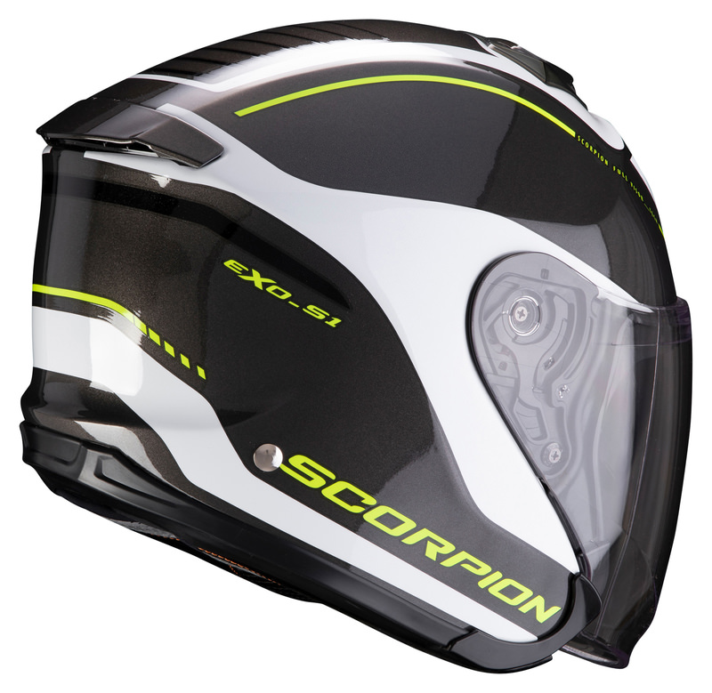 SCORPION EXO-S1 SOLID FIBER jet helmet touring city Matt Anthracite