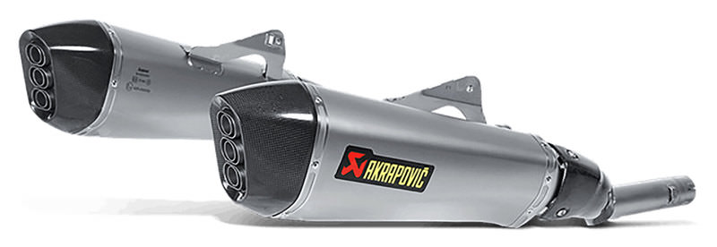 １着でも送料無料】 Akrapovic マフラー Slip On Line Titanium Carbon Fiber Mufflers K1600B  17-20 Ref:S-B16SO3-HRAATBL ユニセックス