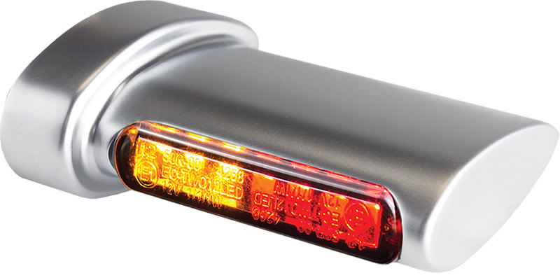 LED 3in1 WINGLETS BLINKER mit Brems & Rücklicht für Harley Sportster chrom 
