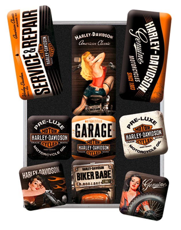 LOT DE 9 AIMANTS  H-D