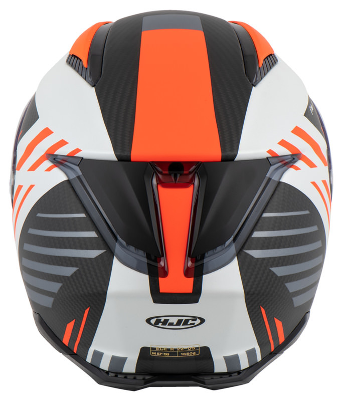 Black/White/Red Small HJC HJC F70 Carbon Kesta Helmet 