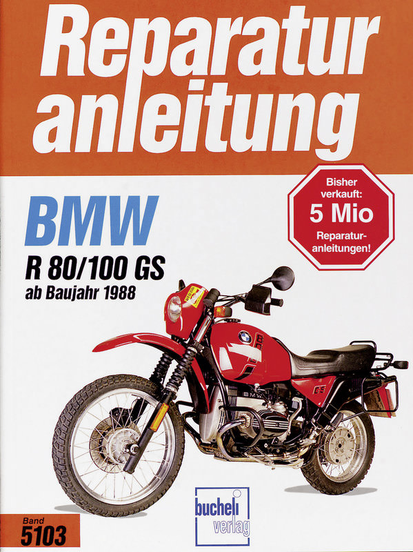 BMW R80 G/S R 80 Werkstatthandbuch Reparaturanleitung Pdf Reparatur German 