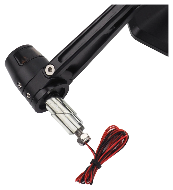Handlebar end mirror with indicator