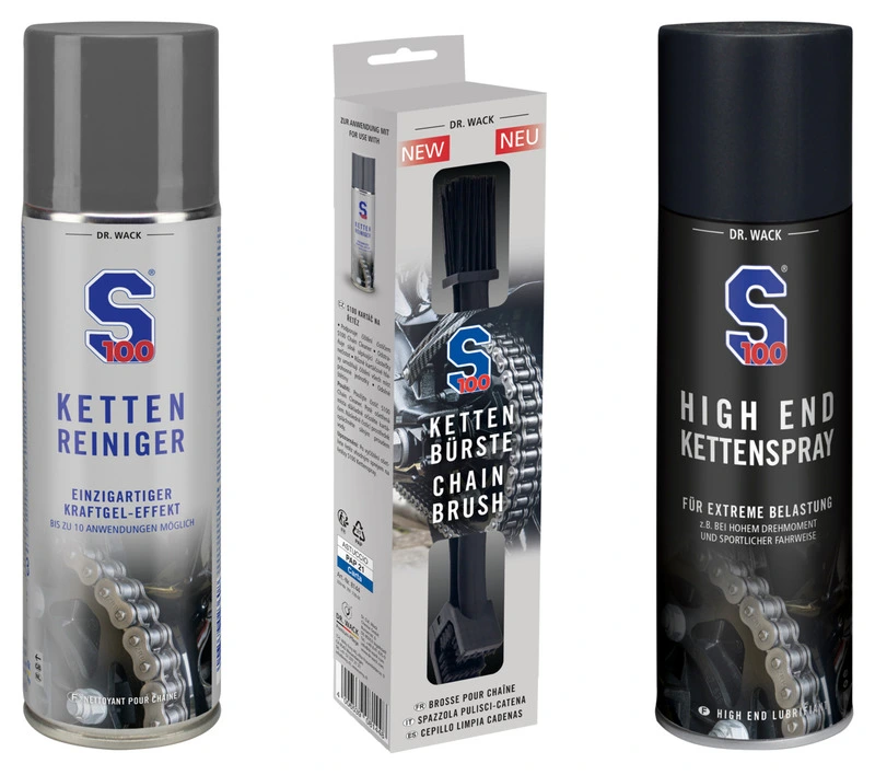 3er-Kettenpflege-Set High End Spray