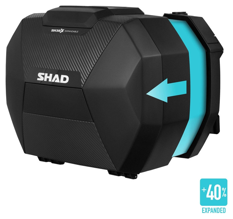 Sidoväska SH38X expanderbar av kolfiber