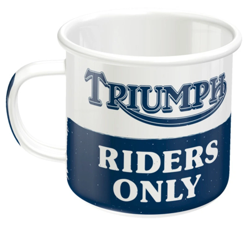 enamel mug Triumph Drivers Only