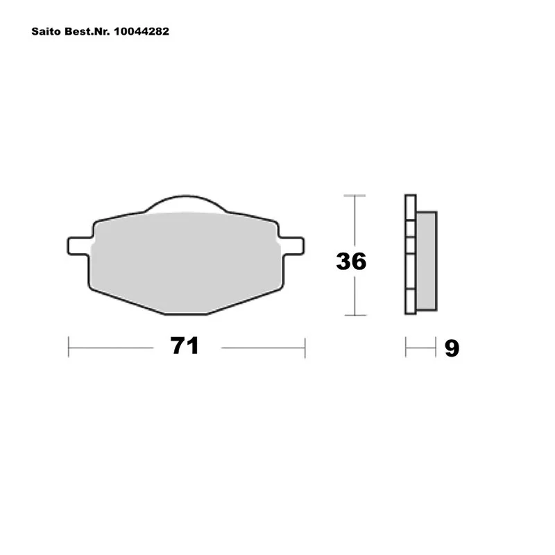 Brake-Pads Organic With Abe