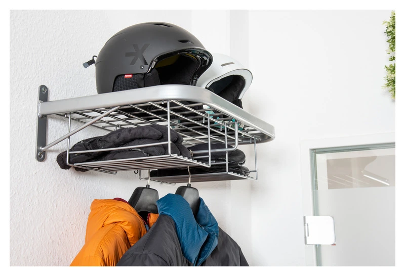 Biker Motorrad Garderobe Duo silber