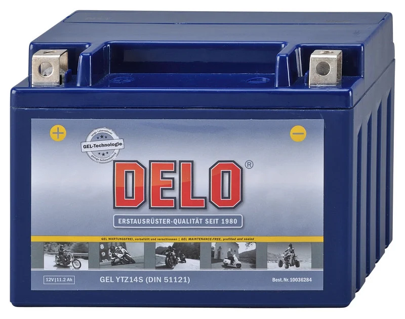 Gelová baterie DELO, plněná