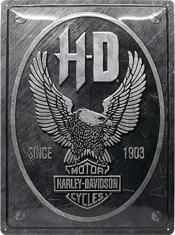 Plåtskylt Harley-Davidson Eagle